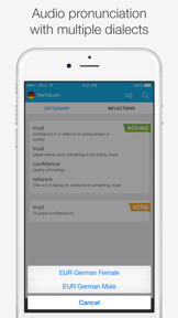 German – English Dictionary screenshot