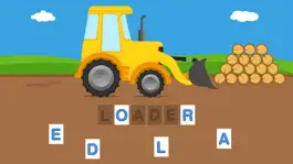 Game screenshot First Words Trucks and Things That Go - Educational Alphabet Shape Puzzle for Toddlers and Preschool Kids Learning ABCs apk