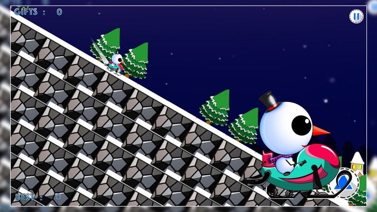 Iceberg the Cute Snow Man : The Fun Free Winter Race Game - Free Edition