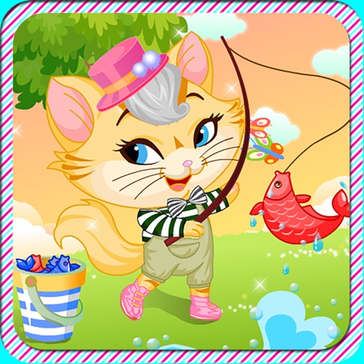 Dress Up Kitten Game Icon