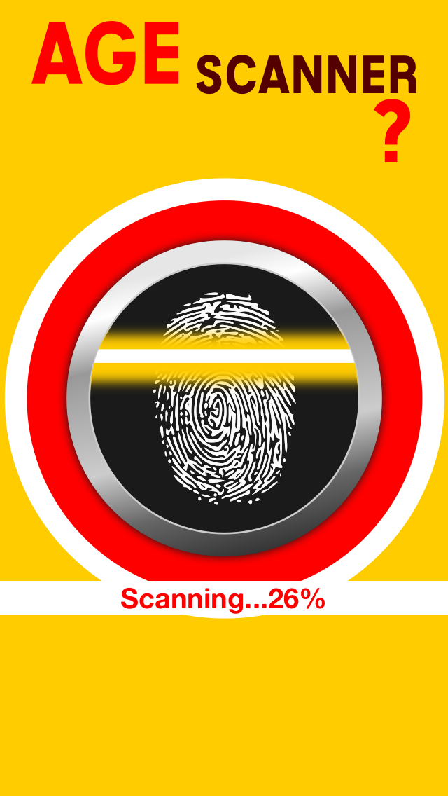 Age Fingerprint Scanner - How Old Are You Detector Pro