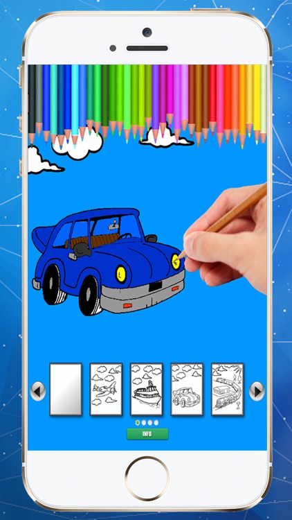 Coloring Book Vehicles