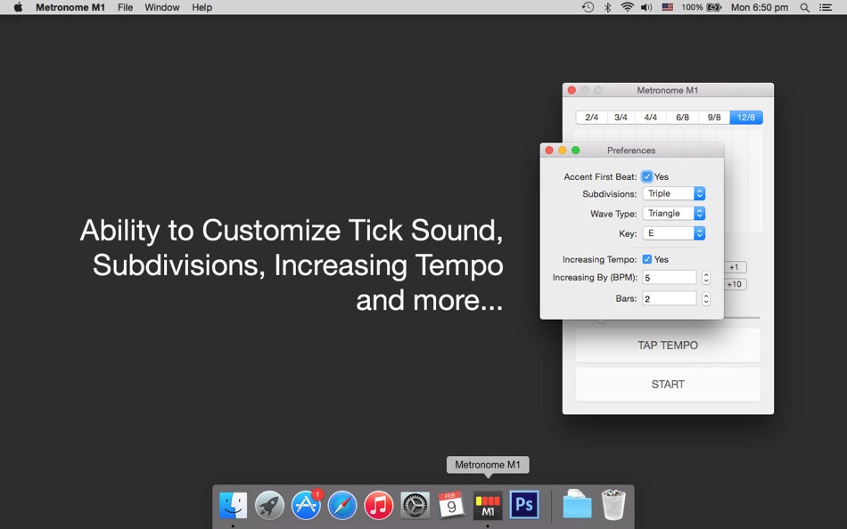 #3. Metronome M1 (macOS) 由: JSplash Apps