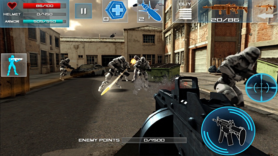 #5. Enemy Strike (iOS) 由: Killer Bean Studios, LLC