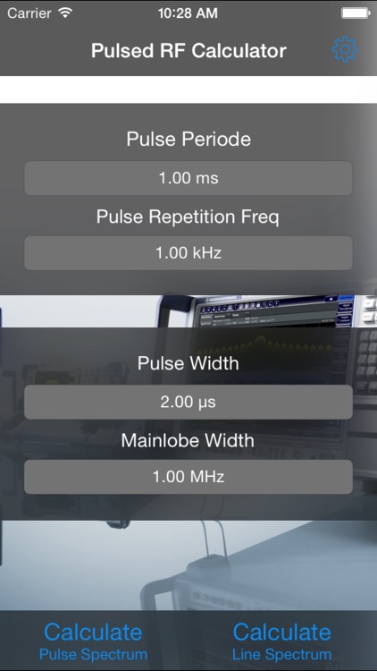 Pulsed RF Calculator