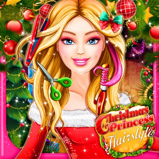 Christmas Princess hairstyle iOS App
