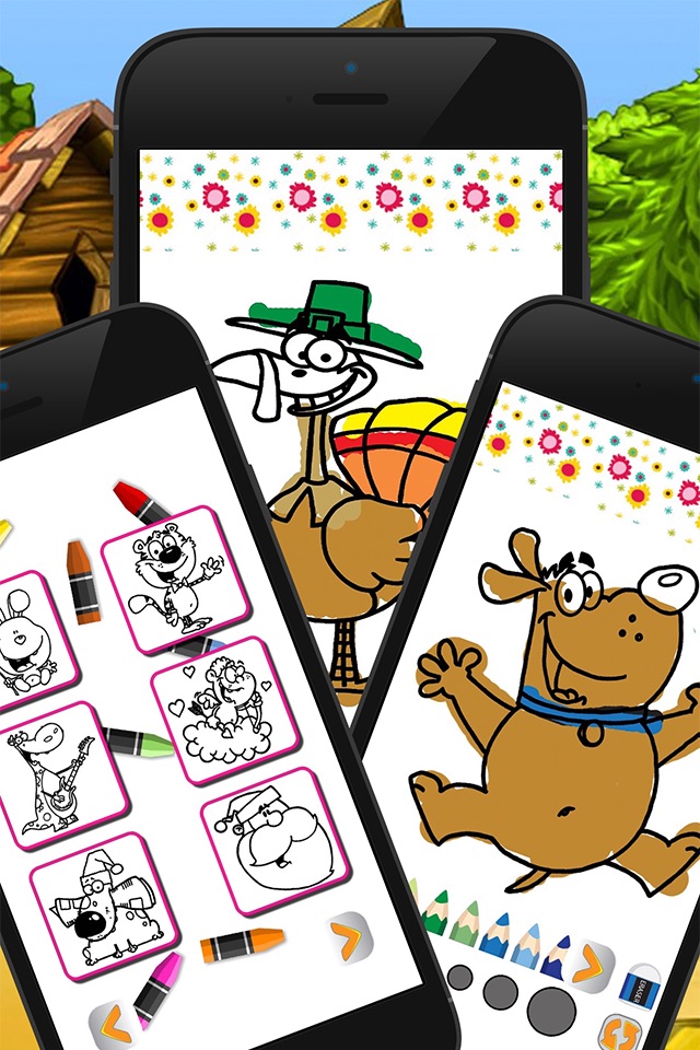 cartoon coloring page and book for kid screenshot 3