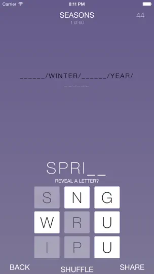 Screenshot von Watch Letter Quiz auf dem iPhone 3