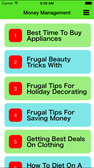 Screenshot #1 pour Money Management Tips