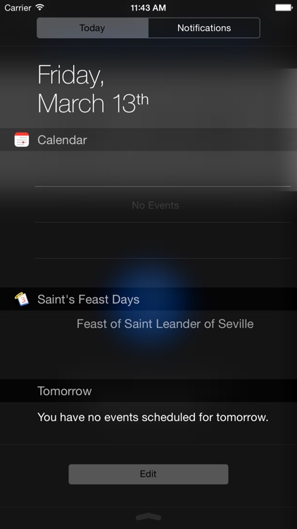 Saint's Feast Day