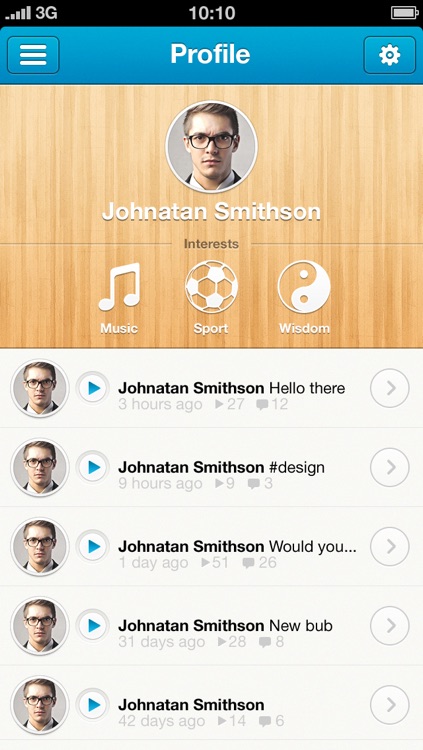 Hubbub – Hands-Free Social Network screenshot-3