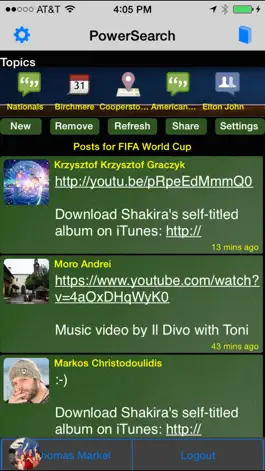 Game screenshot PowerSearch for Facebook apk