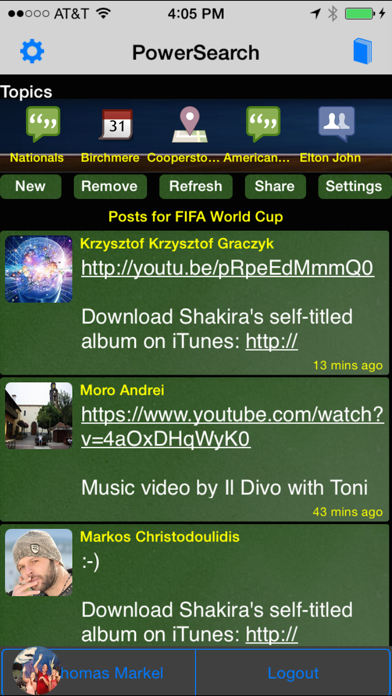 PowerSearch for Facebook Screenshot 2