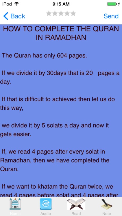 Quran Read n Khatam In 1 Month