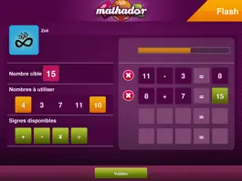 Game screenshot Mathador Flash & Plato - Jeux de calcul mental pour la famille hack