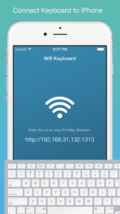 Wifi Keyboard - Connect your keyboard to iPhone/iPad with Wifi