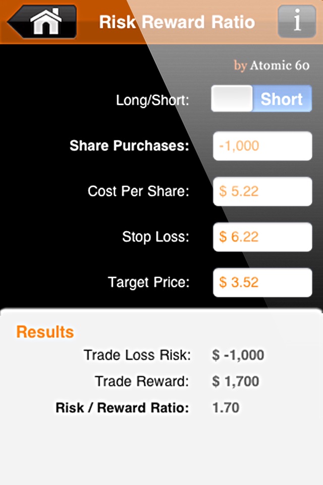 Trade Optimizer: Stock Position Sizing Calc Calculator screenshot 4
