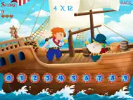 Lær gangetabellen - Piratenes sverdkamp ipad bilder 2