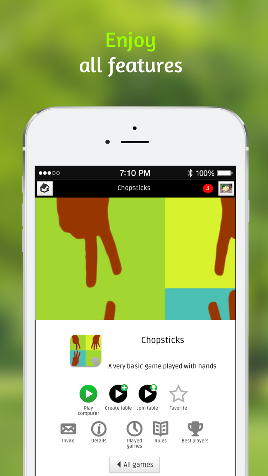 #4. Chopsticks & Variants (iOS) By: ACLAP
