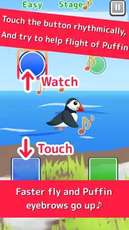 Game screenshot Rhythm Puffin - 頭の体操になる知育アクションゲーム mod apk