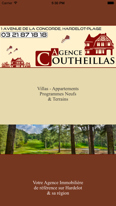 Screenshot #1 pour iHardelot - Agence Immobilière COUTHEILLAS - Immobilier à Hardelot