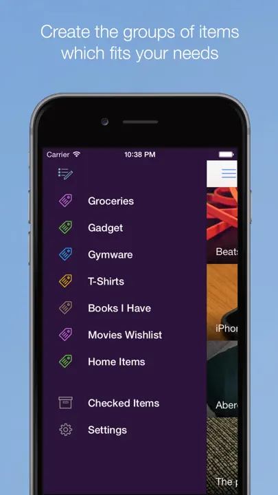 Waste No More - Grocery, Shopping Lists & Home Inventory! Create Your Own Item Lists! iPhone-skjermbilde 5
