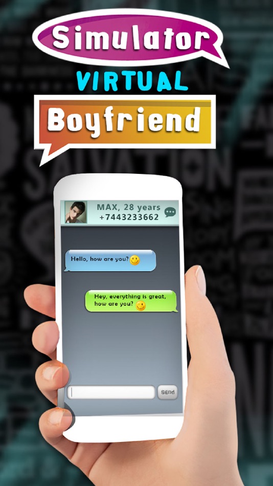 #1. Simulator Virtual Boyfriend (iOS) 由: Mariya Ivanova