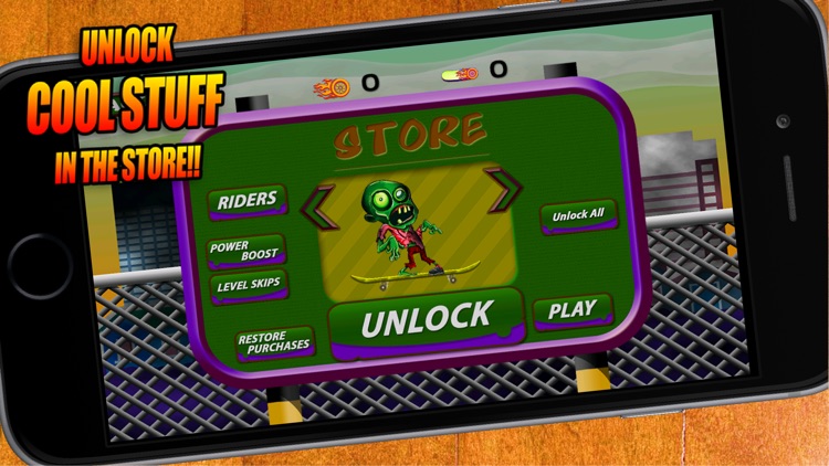 Zombie Skateboarder High School - Life On The Run Surviving The Fire!