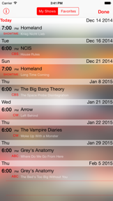 Show Tracker! Free screenshot
