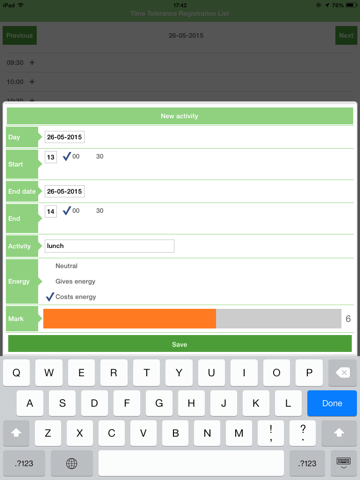 Screenshot #4 pour Time Tolerance Registration List Free