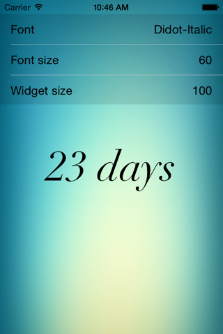 NewYearWidget screenshot 2