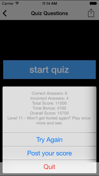 Classic Rock Quiz lite screenshot-3