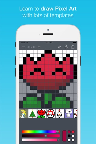 Pixel Art Studio - Learn to draw color sprites screenshot 2