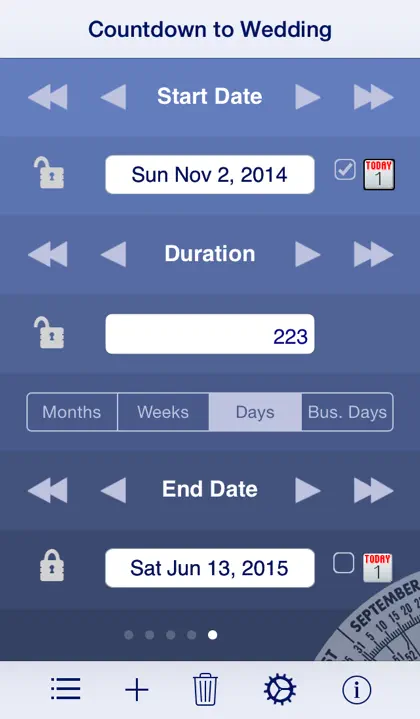 Screenshot 4 von 5 zu Date Wheel date calculator