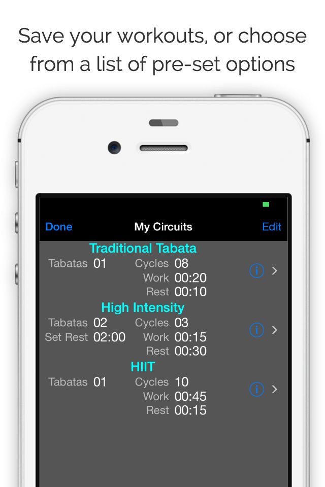 Tabata Time Pro screenshot 3