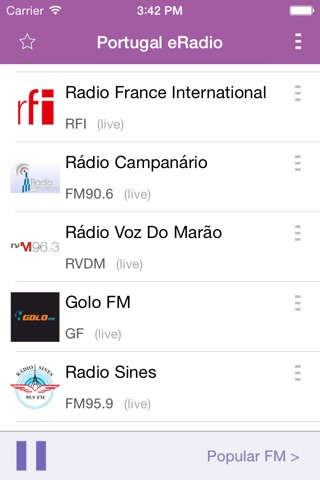Portugal eRadio screenshot 2