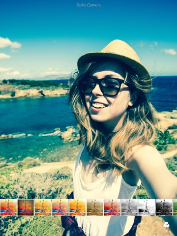 Selfie Camera Free iPad screenshot 3 - Photo & Video app