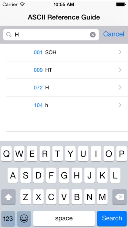 ASCII Reference Guide
