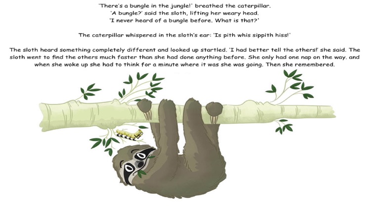 Bungle in the Jungle - A read along interactive Story for Children by Kenneth Stevens screenshot-3