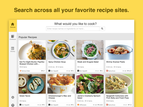 Screenshot #4 pour Chefnote Recipe & Grocery Shopping List