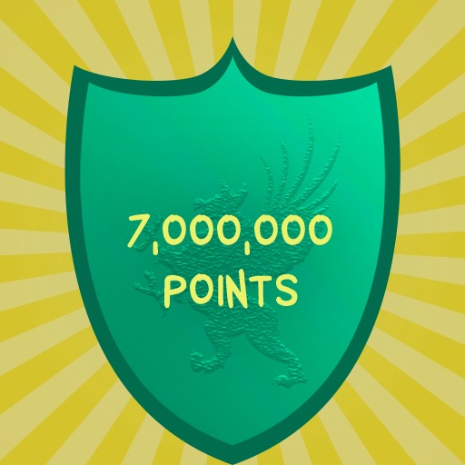 Reach 7,000,000 points icon