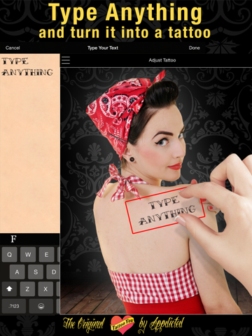 Tattoo You - Add tattoos to your photos iPad screenshot 4 - Photo & Video app