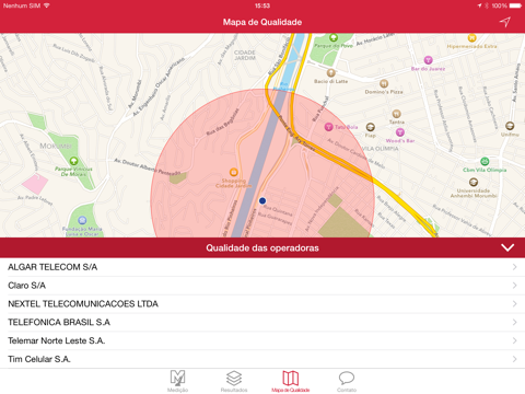 Monitor Banda Larga iPad screenshot