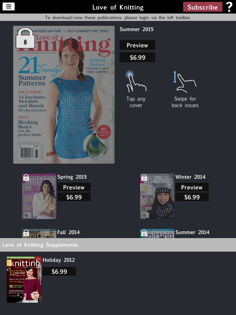 Love of Knitting Magazine screenshot 6