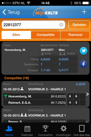 MijnKNLTB screenshot 2