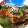 Wild Tiger Jungle Hunt 3D - Real Siberian Beast Attack on Deer in Safari Animal Simulator Game