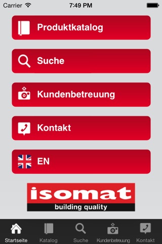 ISOMAT DE screenshot 2