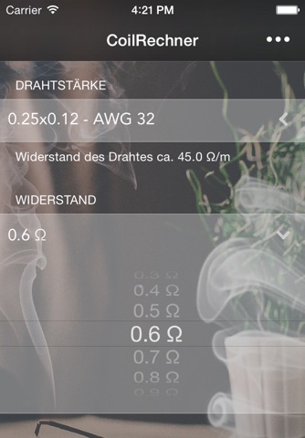CoilCalculator by betterVapeTV.de screenshot 2