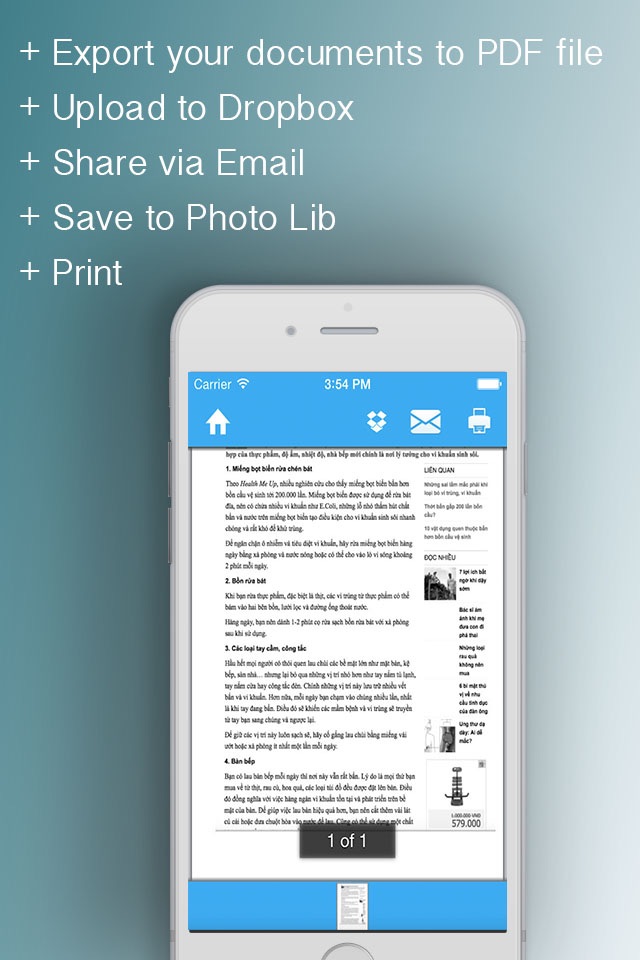 fScanner HD - Fast Scan documents, books, receipts screenshot 2