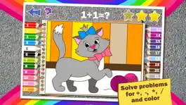 Game screenshot Colorful math Free «Animals» — Fun Coloring mathematics game for kids to training multiplication table, mental addition, subtraction and division skills! hack